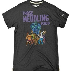 Popfunk Official Scooby Doo! The Death Meddle Ultrasoft Tri-Blend T-Shirt Size L